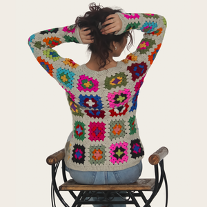 Nanami Woolen Cardigan – Elegant, Sophisticated, Handknitted - Mojopanda Organic  Store