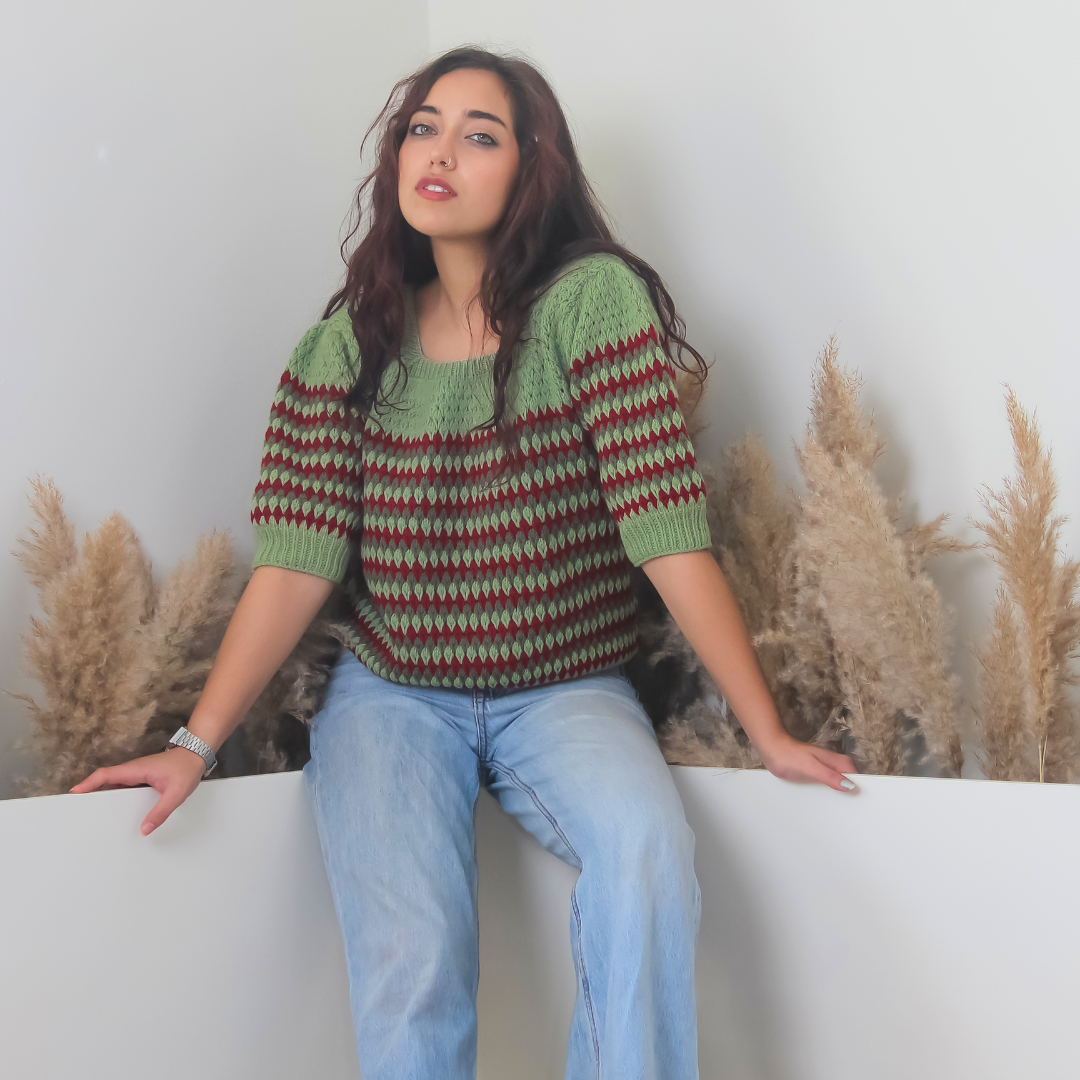 Nagi Woolen Pullover – Serene, Handknitted Comfort for Women - Mojopanda Organic  Store