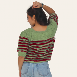 Nagi Woolen Pullover – Serene, Handknitted Comfort for Women - Mojopanda Organic  Store