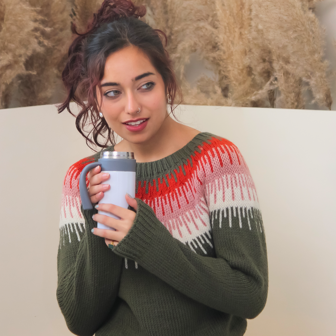 Miyu Pullover – Beautiful & Gentle, Handknitted Wool Elegance - Mojopanda Organic  Store