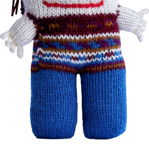 Knitted Punk Toy  :-The Hand Knitted Stuffed/Plush/Soft Toy | 100% Organic | Health-pro - Mojopanda Organic  Store