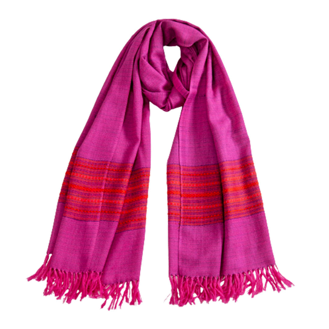 Woolen Stoles & Shawls | Multi | 75x200 CM | - Mojopanda Organic  Store