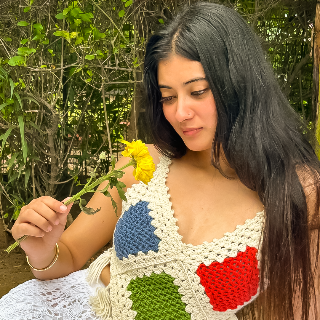 Ailsa Top – Handknitted Eco-Friendly Crochet Top for Women | Timeless Design - Mojopanda Organic  Store
