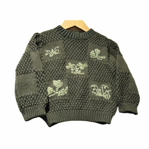 Baby Pullover Green - Mojopanda Organic  Store
