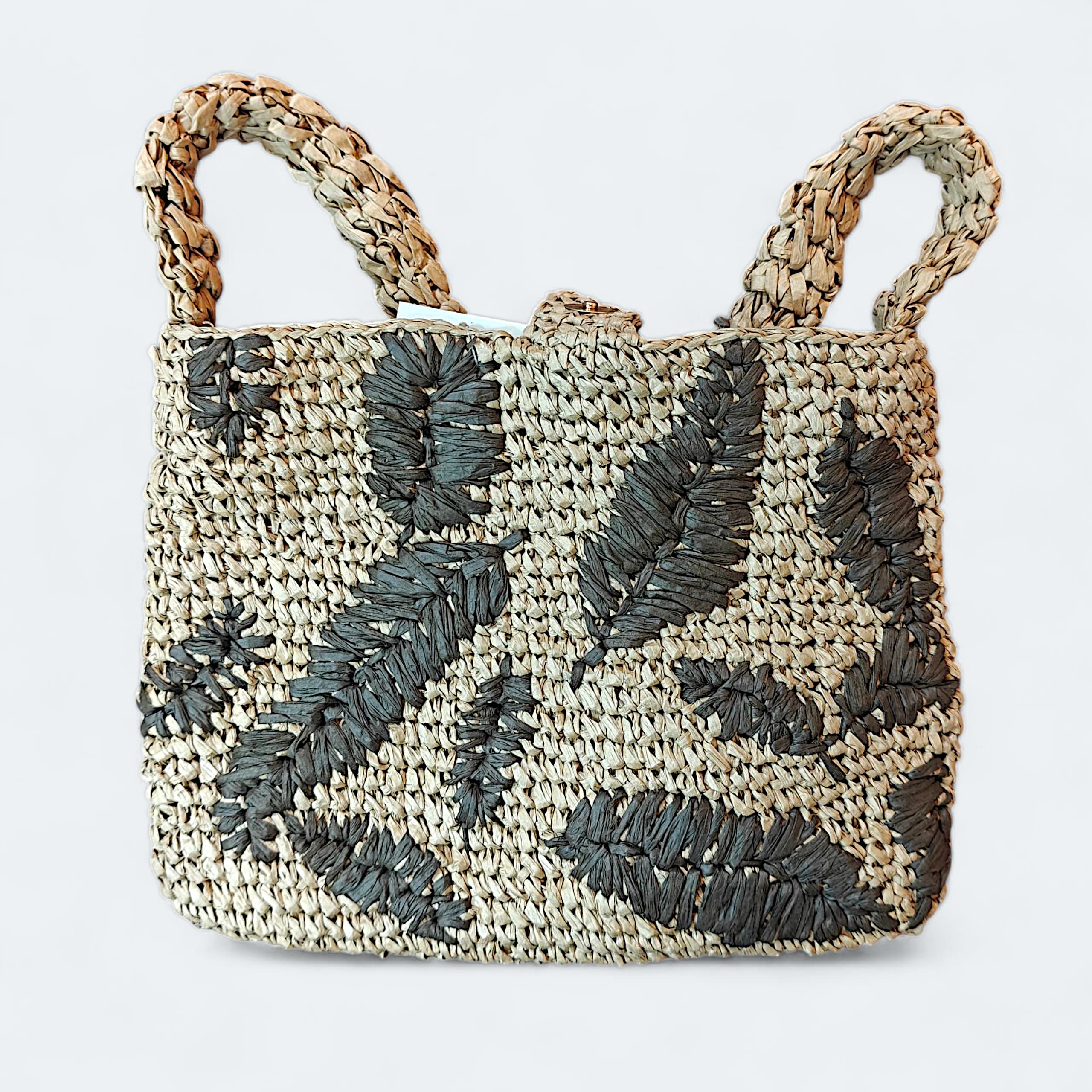 Raffia Shoulder Bag - Mojopanda Organic  Store