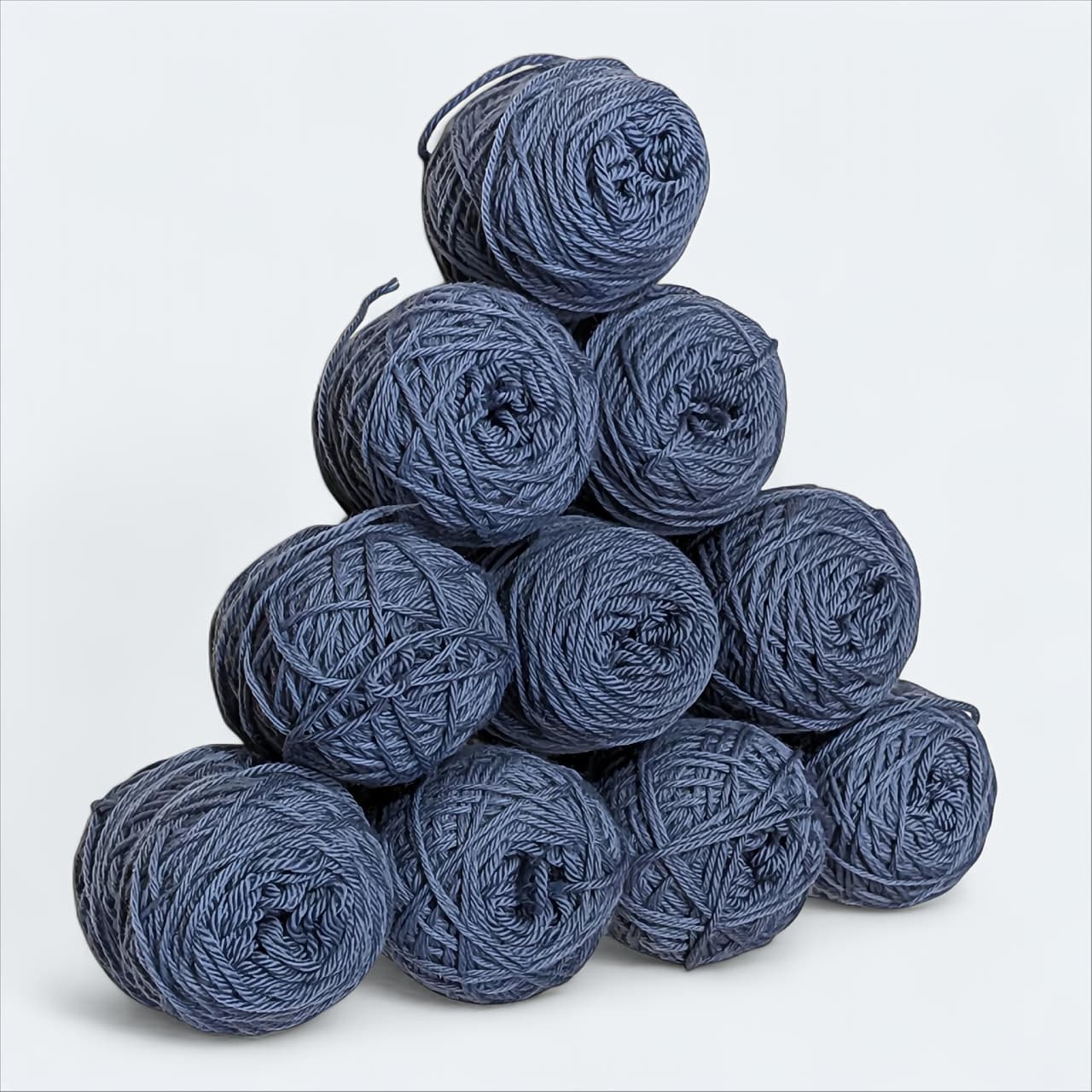 Bio Indlana Organic Wool Hand Knitting Yarn 4/8 NM Chambray - Mojopanda Organic  Store