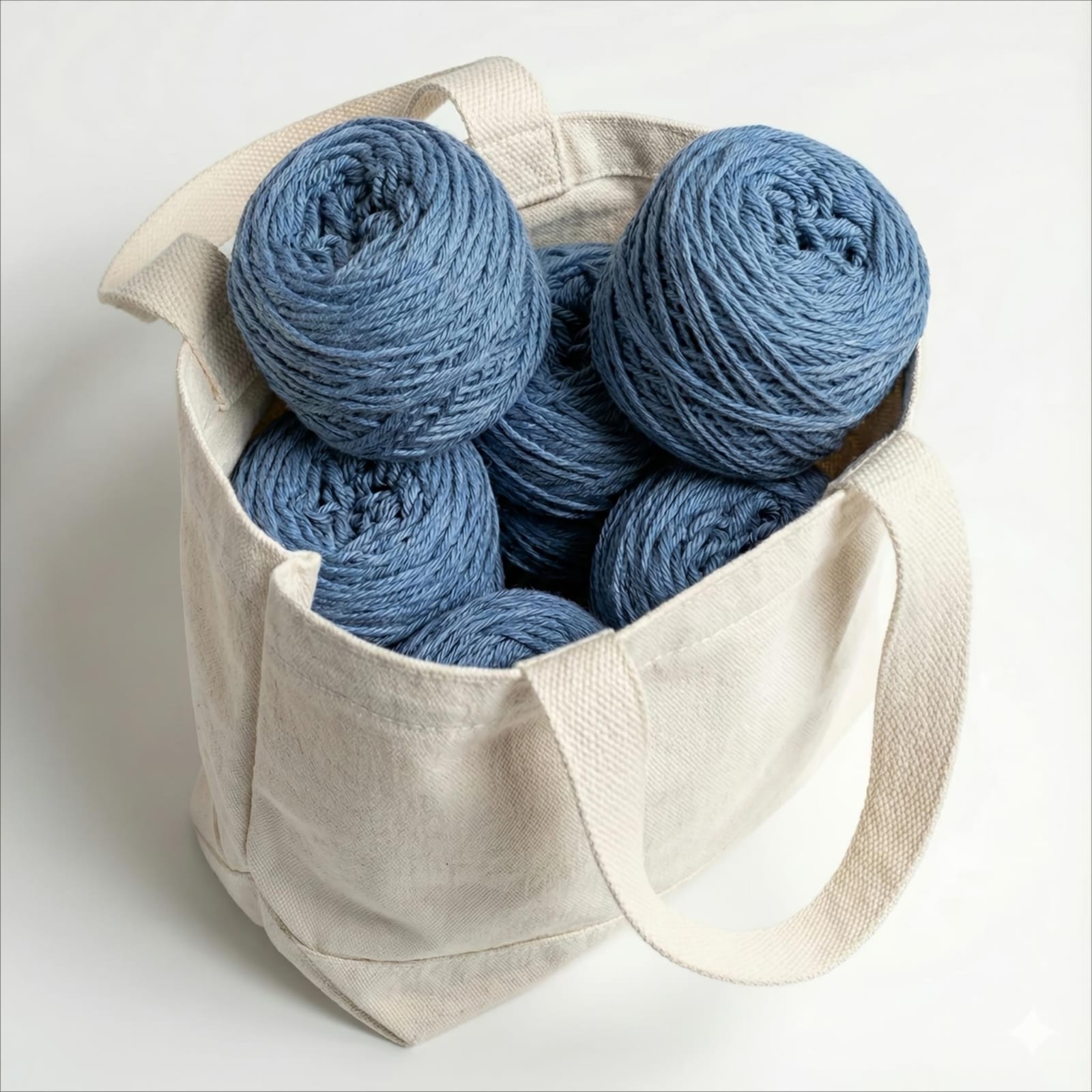 Bio Indlana Organic Wool Hand Knitting Yarn 4/8 NM Chambray - Mojopanda Organic  Store