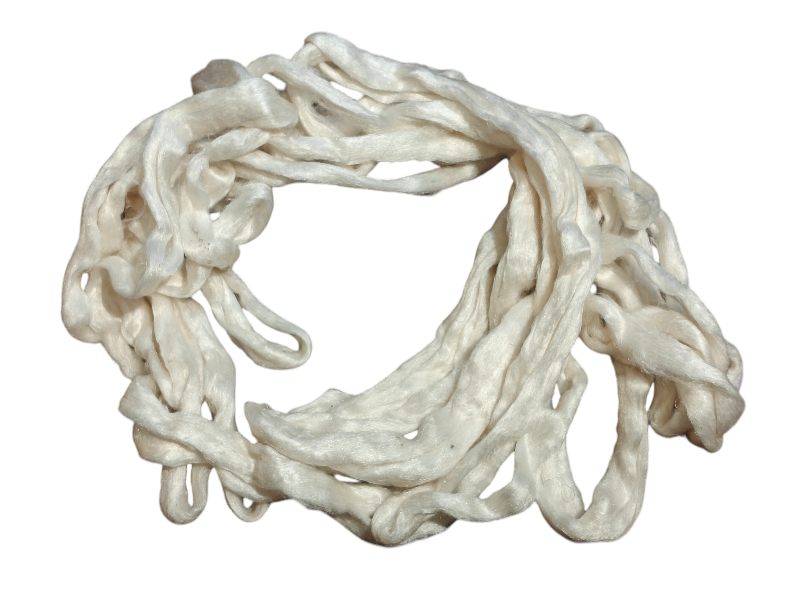Silk Eri  Fiber  carded - Mojopanda Organic  Store