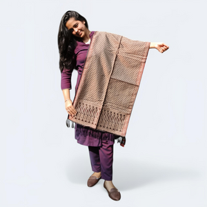 Elegant Printed Dupatta – Soft Fabric with Intricate Paisley & Floral Design - Mojopanda Organic  Store
