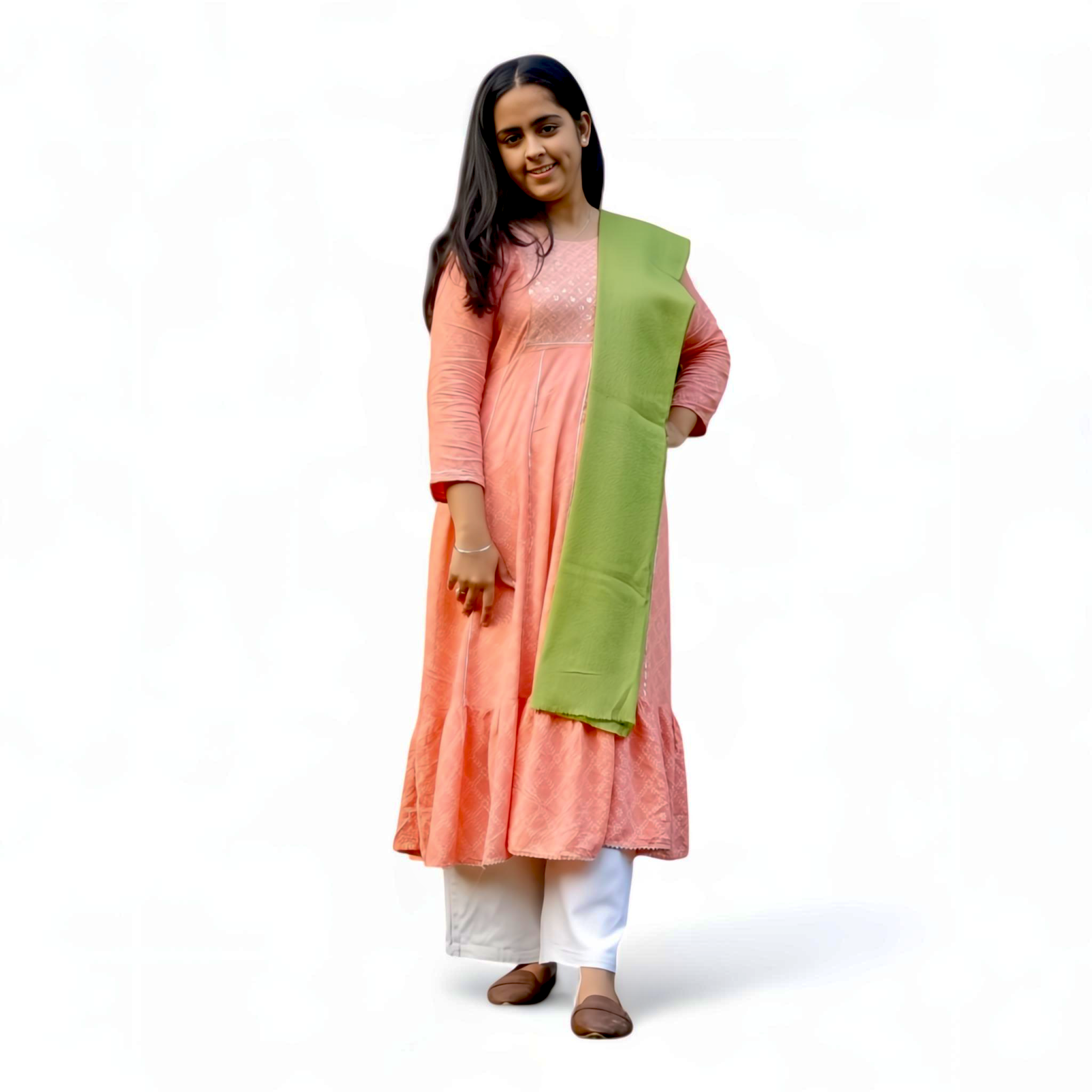 Solid Green Woolen Stole | Soft & Warm | Minimal Classic Design - Mojopanda Organic  Store