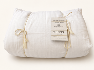 Pillow Organic Wool - Classic Calm -  4  Layer - Mojopanda Organic  Store