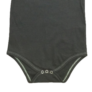 Organic Cotton Romper for infant Black color - Mojopanda Organic  Store