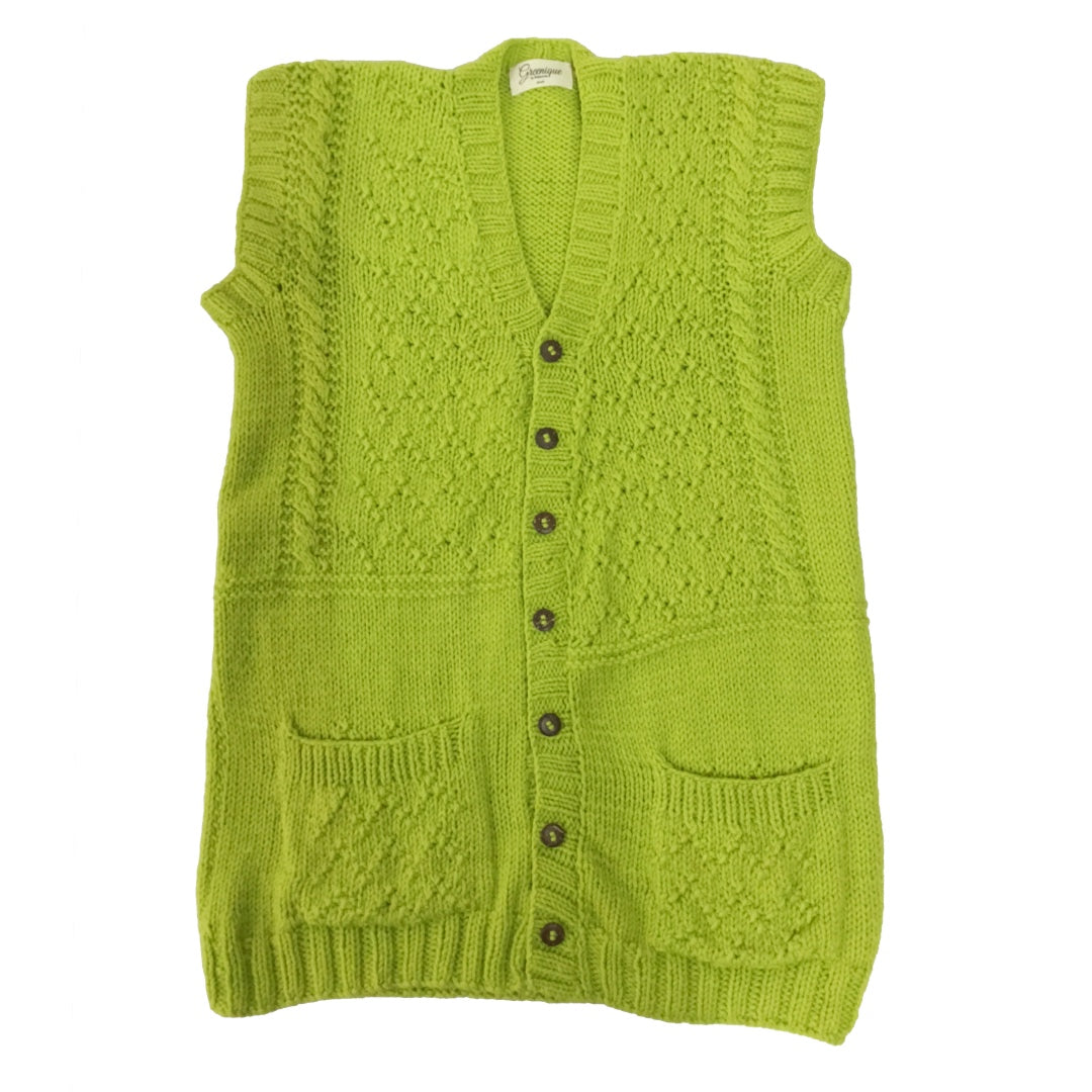 Cardigan | 100% Wool |  Wattle