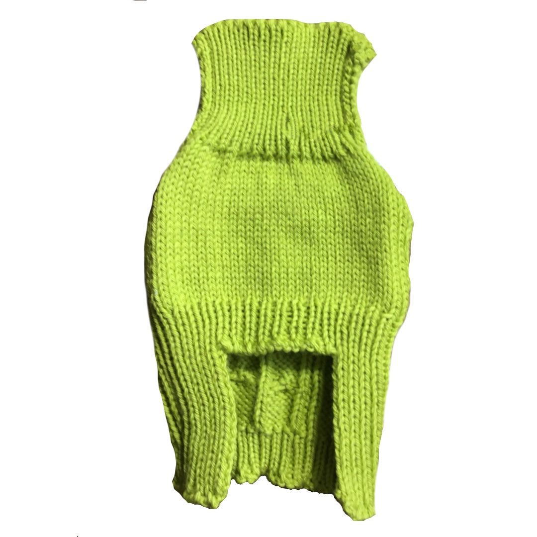 100% Wool | Dog Sweater | Colour : Wattle | Size XL