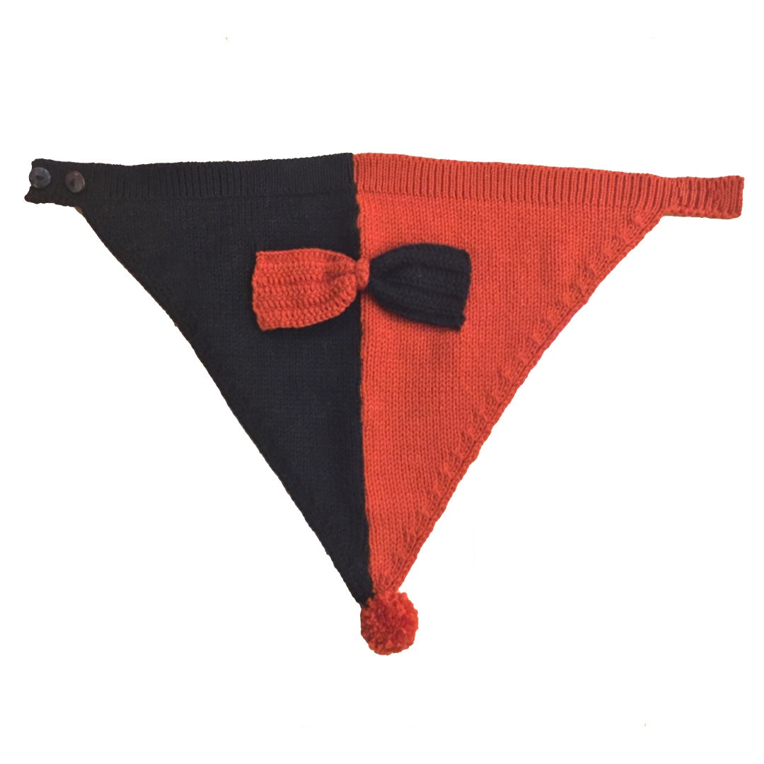 DuoColor Pet Bandana with Attached Bow - Mojopanda Organic  Store
