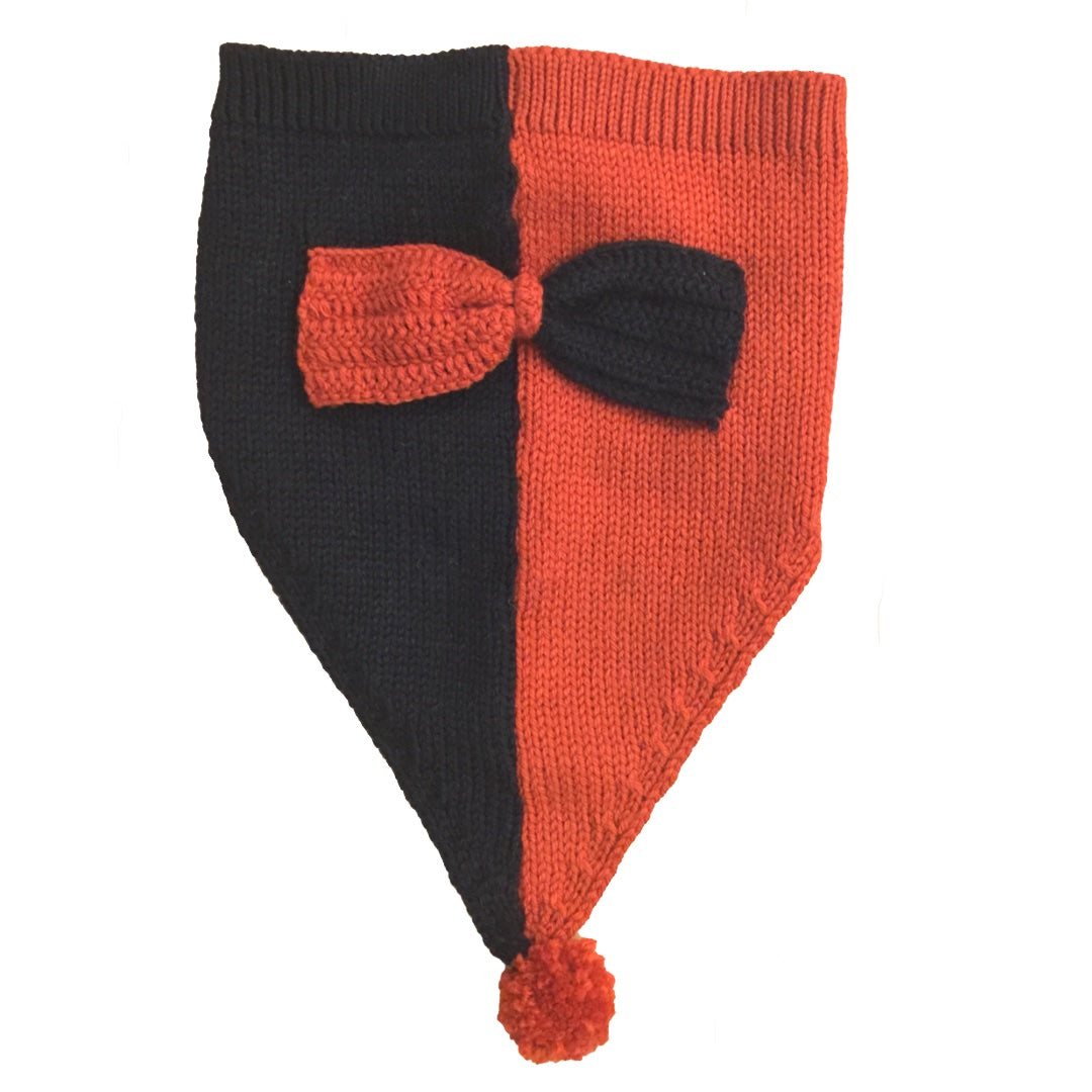 DuoColor Pet Bandana with Attached Bow - Mojopanda Organic  Store