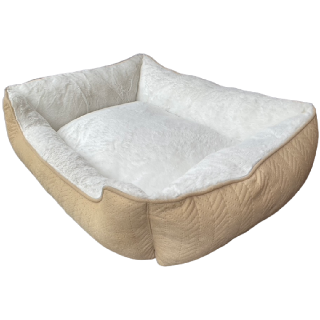 Eco Nest Luxe Pet Bed |Sustainable | Comfort for Your Furry Friend - Mojopanda Organic  Store