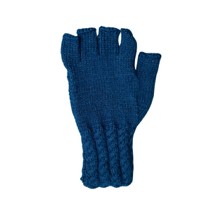 Wool Gloves | 100 % Organic  Wool |  Dark Blue - Mojopanda Organic  Store