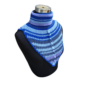 Neck Warmers & Mufflers |Blue  Multi color|100% premium Wool|For Women - Mojopanda Organic  Store