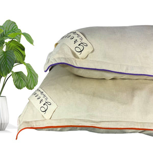 Eri Silk Pillow with Wool Infill - Mojopanda Organic  Store