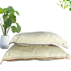 Eri Silk Pillow with Wool Infill - Mojopanda Organic  Store