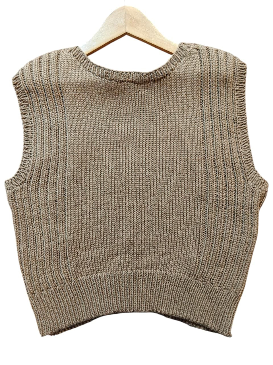 Sleeveless crop  Top  I Organic Wool