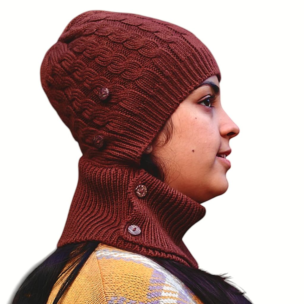 Masked Cap  I  100% Wool