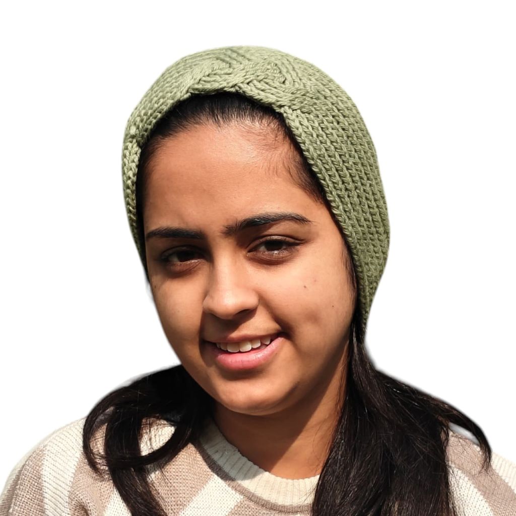 100% Wool Handcrafted  headband – Mint |