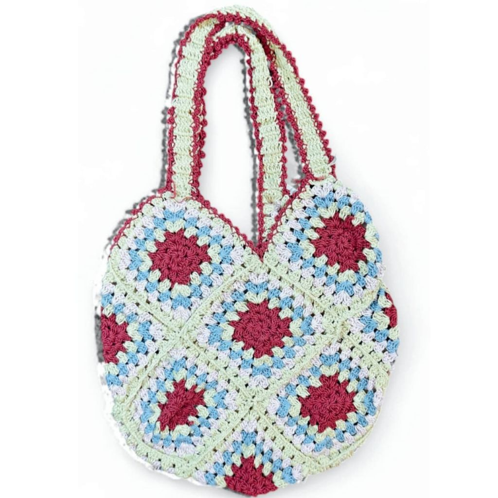 Hand Crochet  Tote Bag | Eco-Friendly | Stylish Everyday Carry Bag