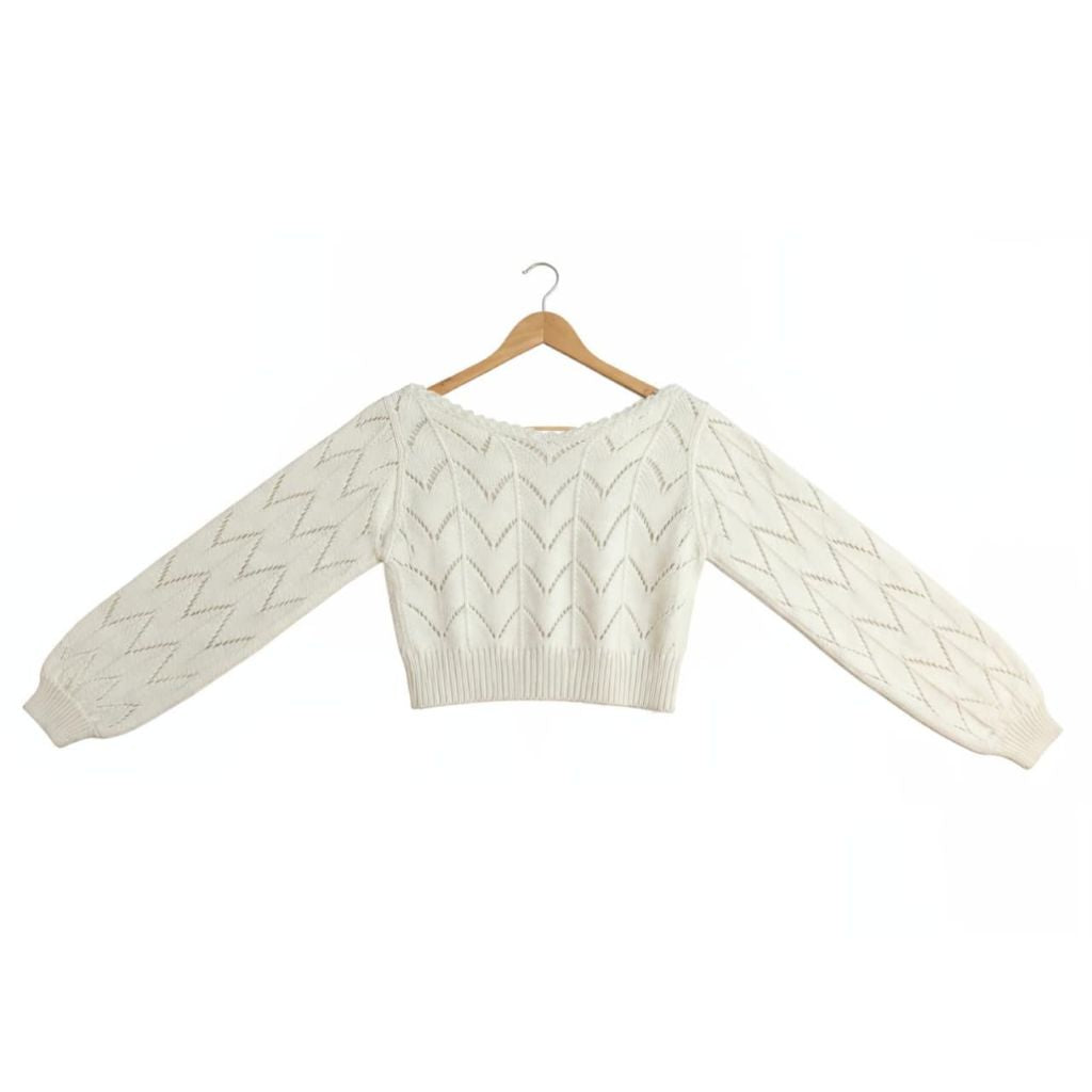 Classic Natural Woolen Top   with Sleeve I   100% Wool Winter Essential