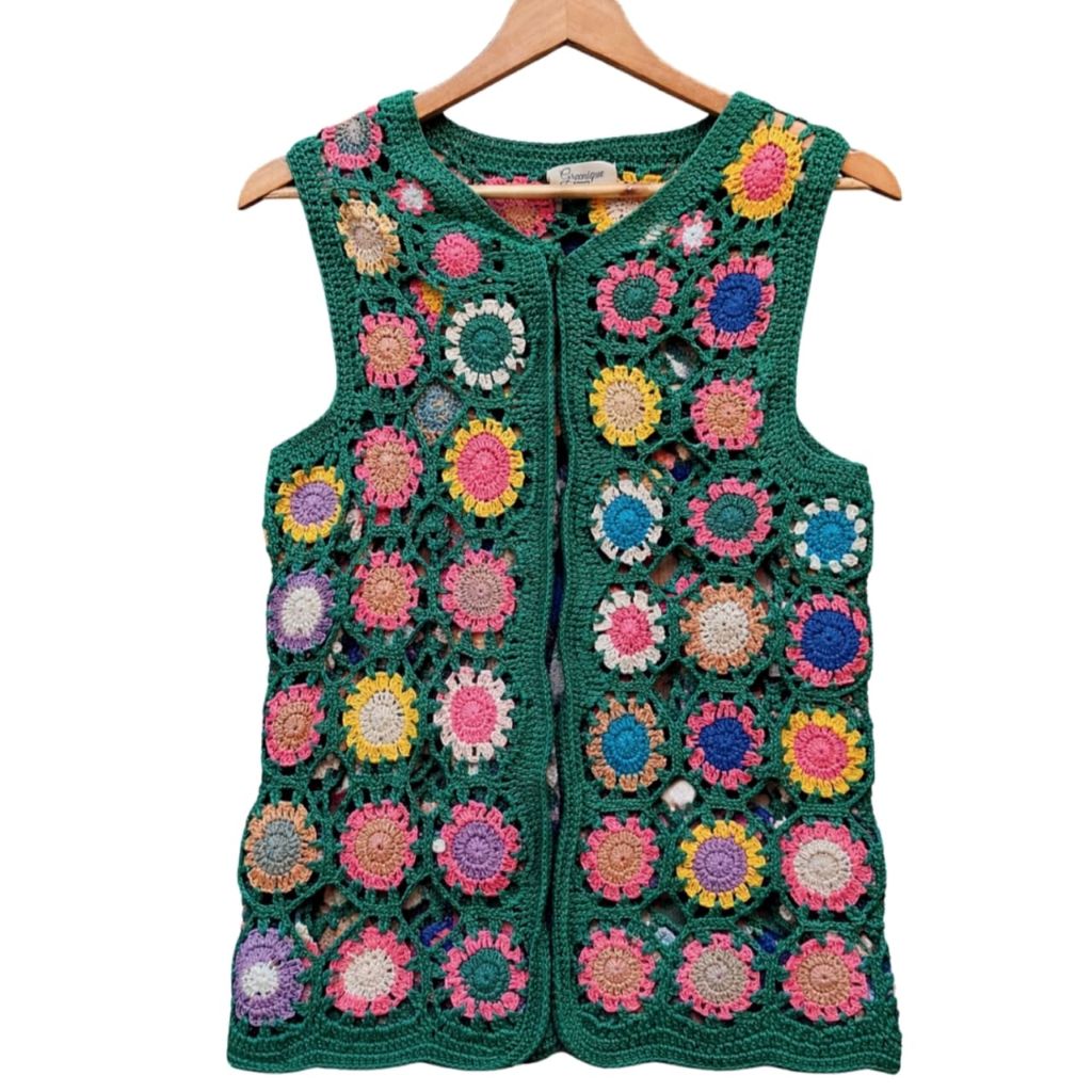Chrochet Top I  100% Cotton - Mojopanda Organic  Store