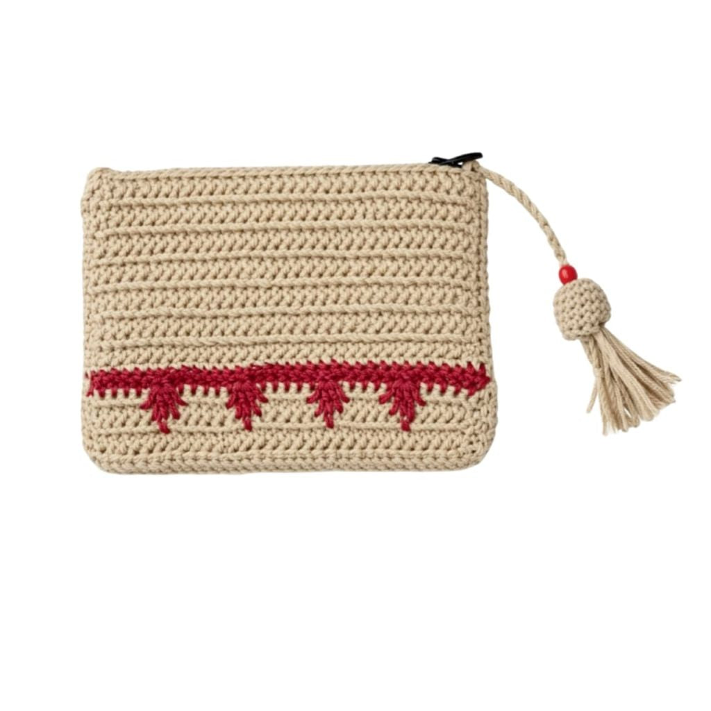 Handmade Raffia Pouch Bag | Eco-Friendly Mini Utility Bag - Mojopanda Organic  Store