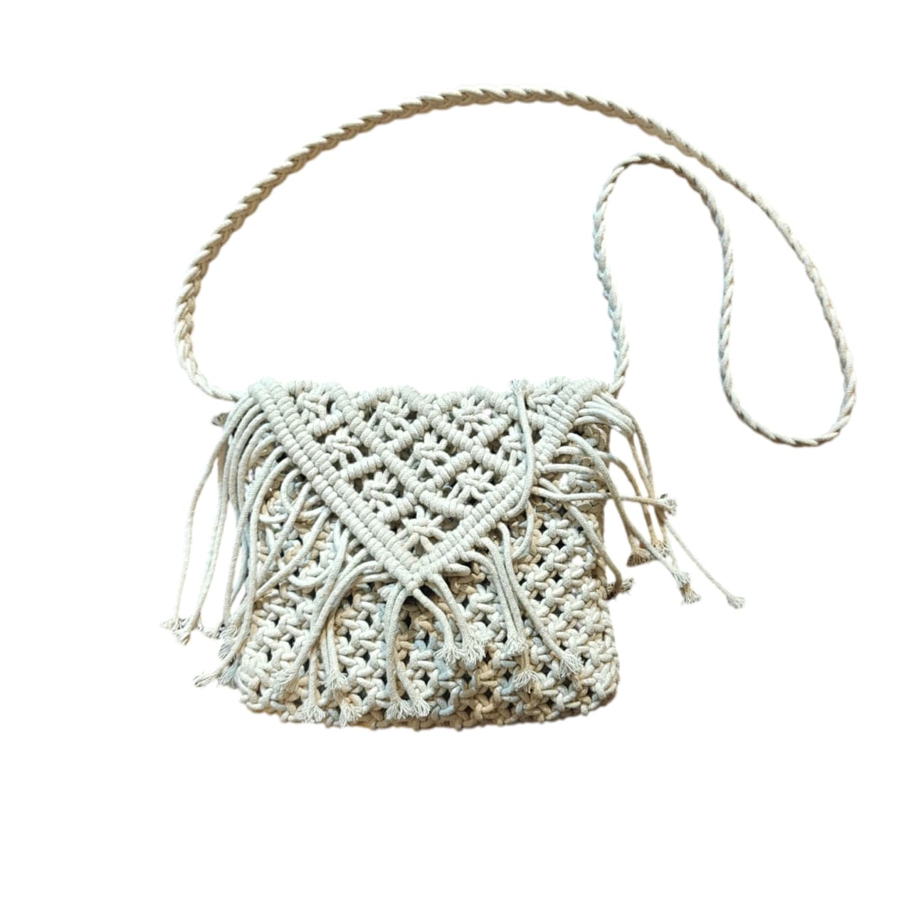 Macrame  Cotton Sling bag - Mojopanda Organic  Store