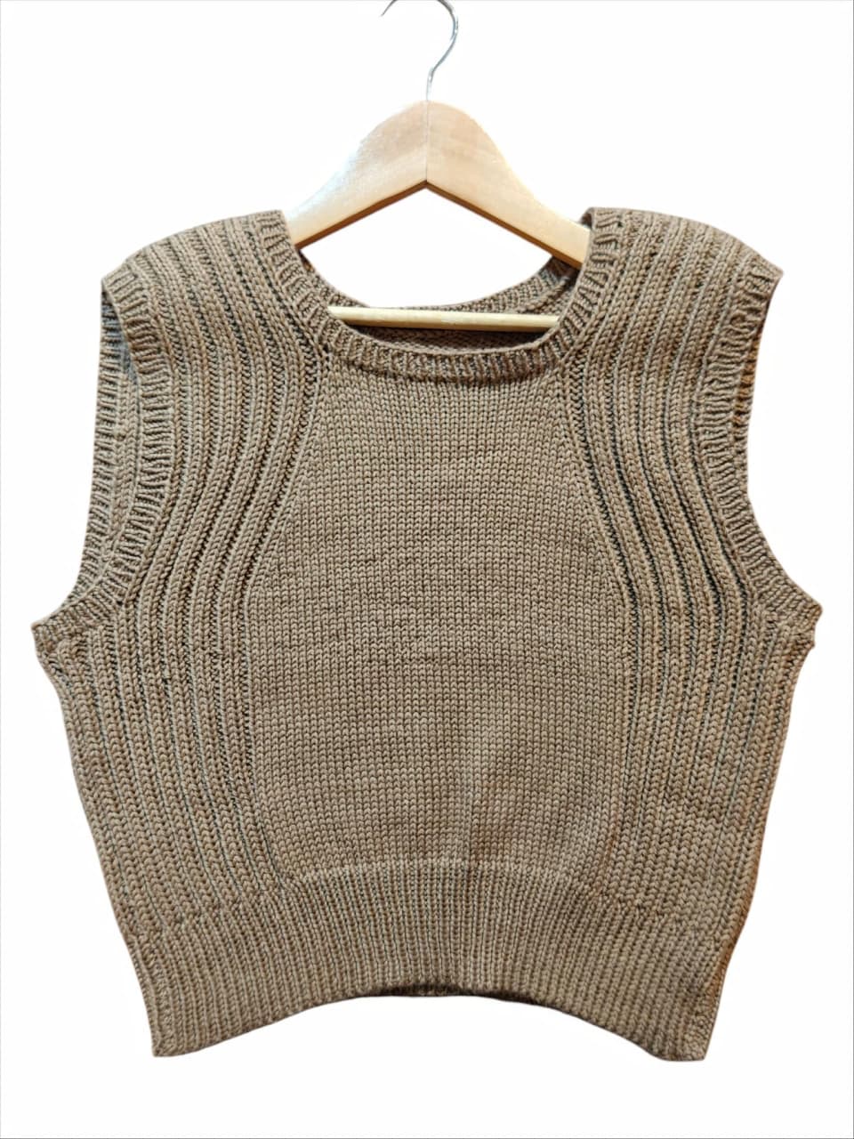 Sleeveless crop  Top  I Organic Wool
