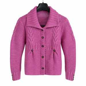 Organic Wool  |   Cardigan   | Mauve Pink - Mojopanda Organic  Store