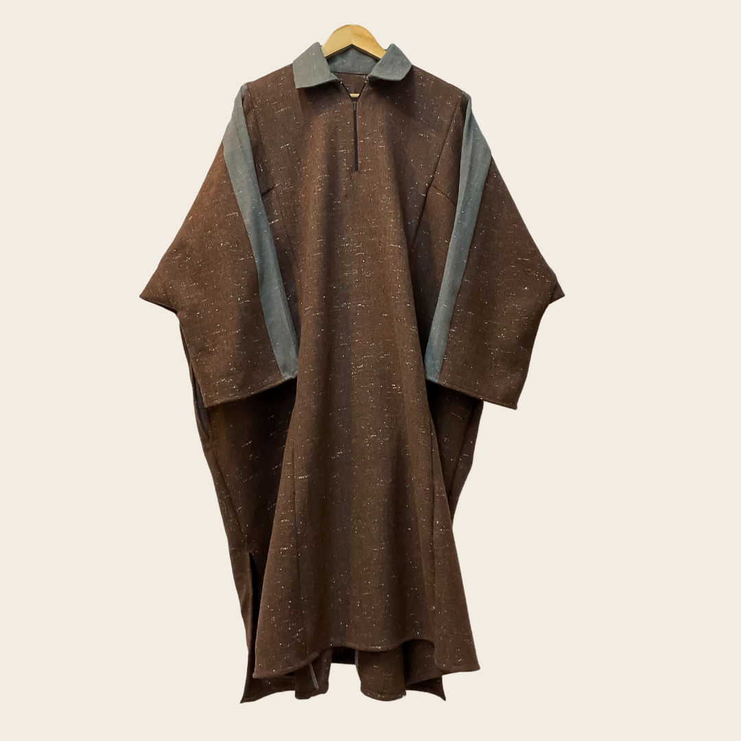 Badam Phiran: Ecofriendly Handknitted Wool Phiran for Timeless Comfort - Mojopanda Organic  Store