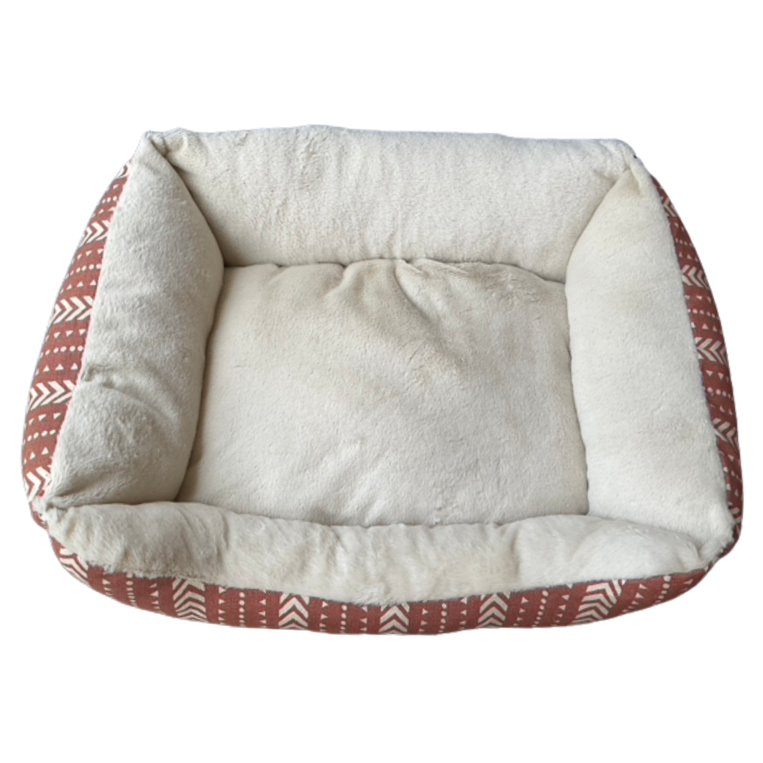 Blush Haven Velvet Lounger Chic Comfort for Your Pet - Mojopanda Organic  Store