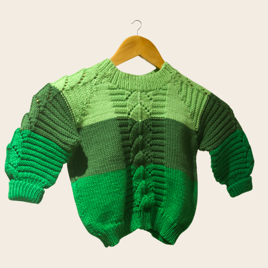Kiki Baby Cardigan | Handknitted 100% Wool, Eco-Friendly, Timeless Comfort - Mojopanda Organic  Store