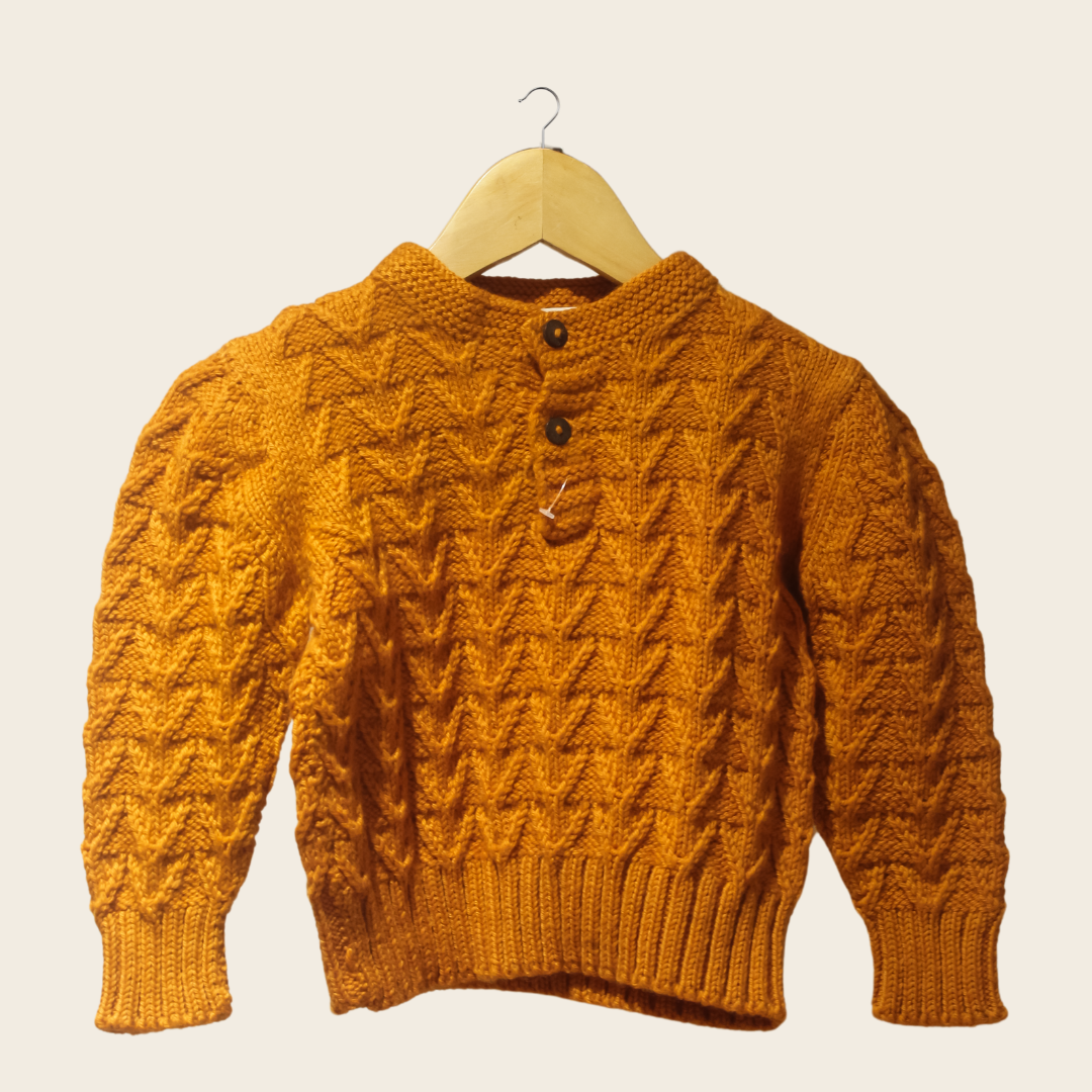 Toki Baby Cardigan | Handknitted, Eco-Friendly Wool, Soft & Stylish - Mojopanda Organic  Store