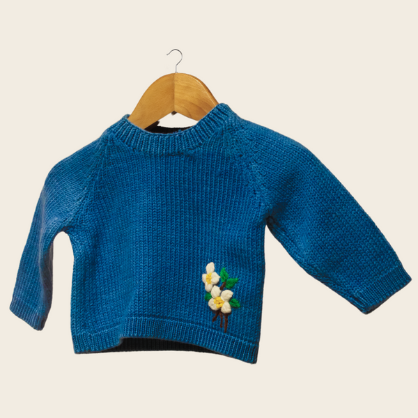 Tomo Baby Cardigan | Handknitted Eco-Friendly Wool | Allergy-Free