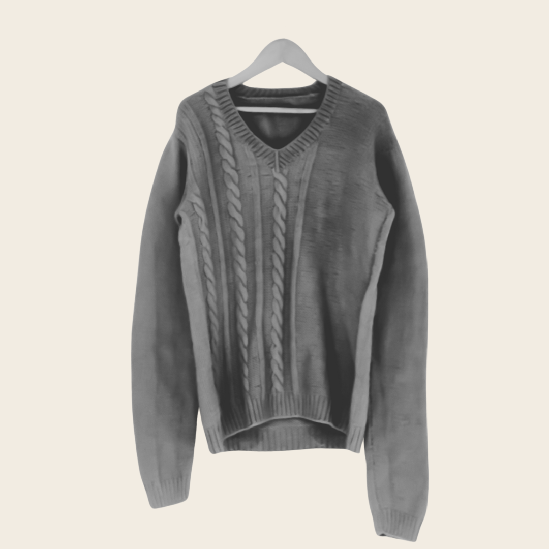 Isamu Pullover for Men – Eco-Friendly Handknitted Minimalist Sweater - Mojopanda Organic  Store