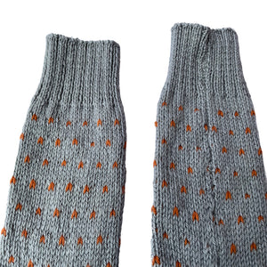 Organic Wool | Socks  For Men & Women | Ultimate Grey & Tomato Cream - Mojopanda Organic  Store