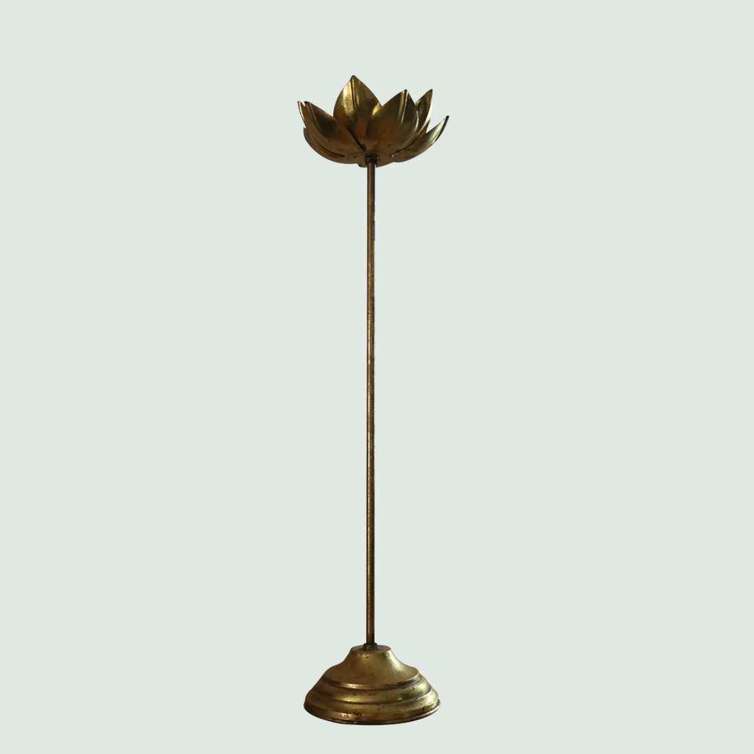 Lotus T-Light Floor Stand |Christmas - Front View