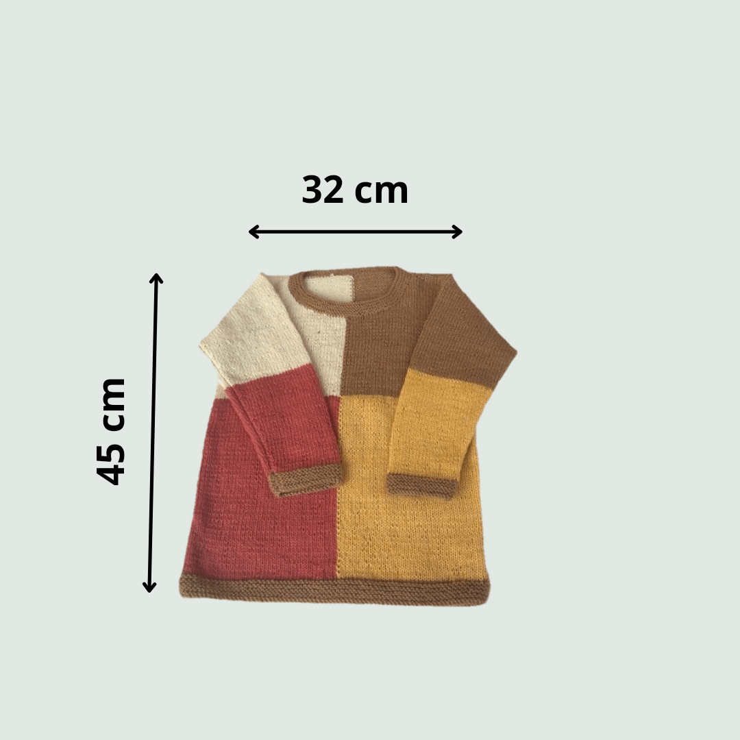 Organic Wool | Pullover | Multi Color - Mojopanda Organic  Store