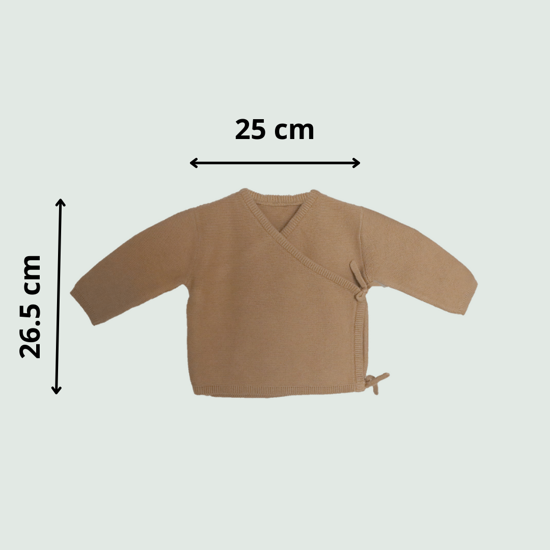 Fawn Baby Wrap Jacket  | 100% Organic Cotton - Mojopanda Organic  Store