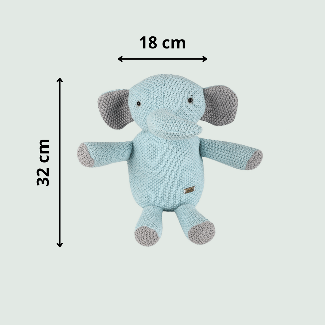 Shoulder bag for Kids Berry The Elephant| 100% Premium Cotton - Mojopanda Organic  Store