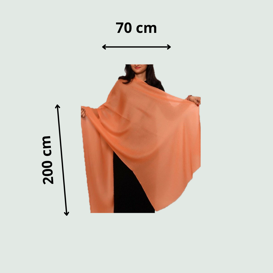 Carnelian Pashmina Stole | 100% Pure Cashmere | For Women - Mojopanda Organic  Store