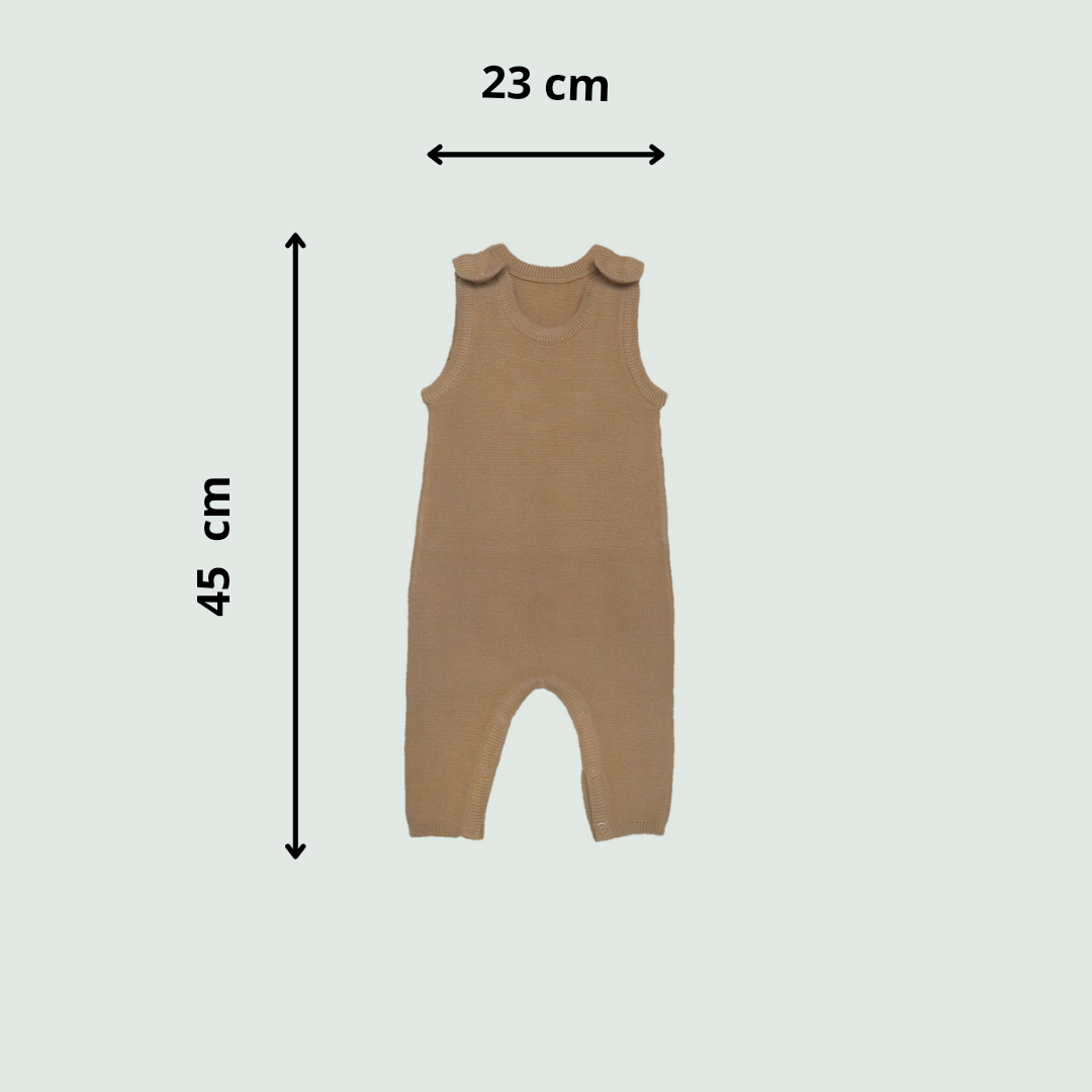 Caramel Baby Romper | 100% Organic Cotton - Mojopanda Organic  Store
