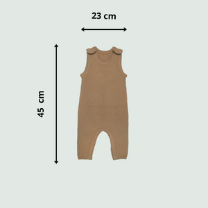 Caramel Baby Romper | 100% Organic Cotton - Mojopanda Organic  Store