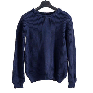 Pullover Round Neck - Mid Night Blue | For Men | 100% Organic Wool - Mojopanda Organic  Store